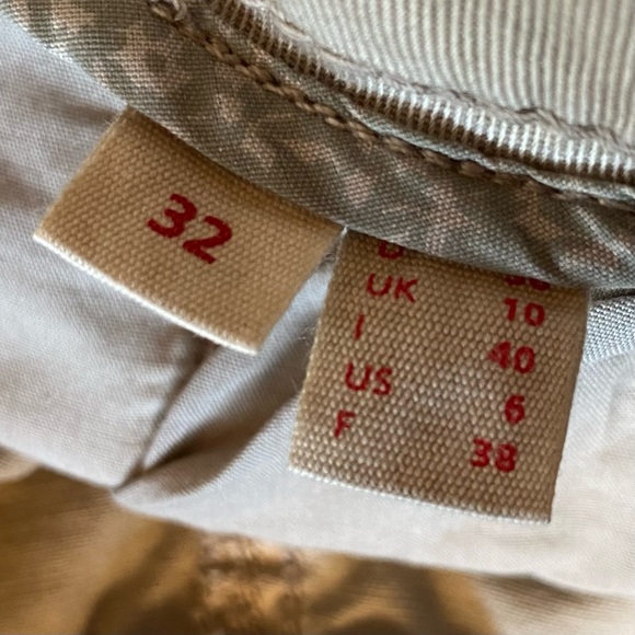 Esprit Size 6 button down khaki chinos, NWOT - Picture 8 of 11